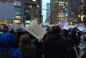 В Нью-Йорке задержаны 30 протестующих против Трампа